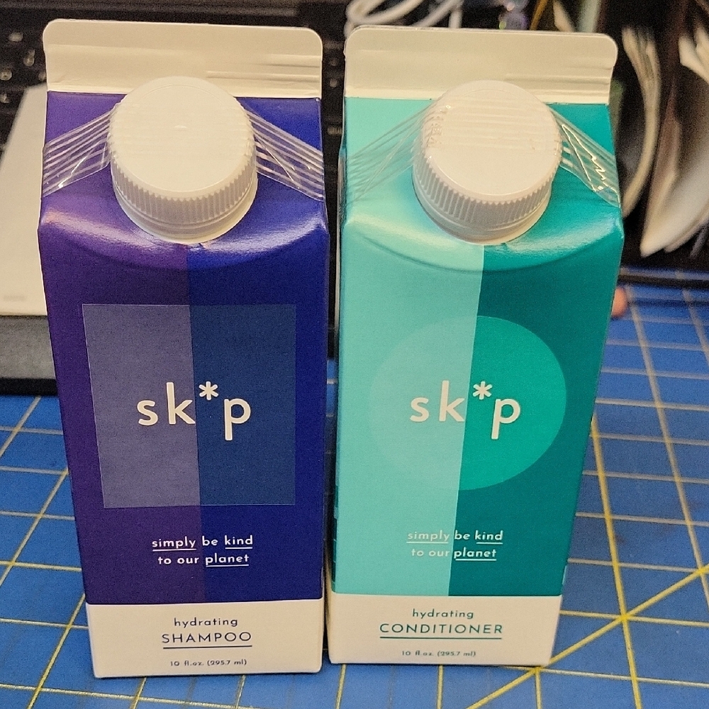 Sk*p Hydrating Shampoo &  Conditioner Set of 2 New Milk Carton
